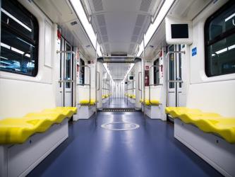Milan Metro interior Milan Metro interior