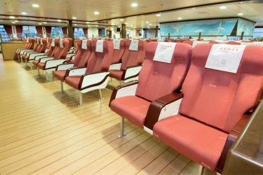 Seating on the superferry Volcan de Tijarafe Seating on the superferry Volcan de Tijarafe