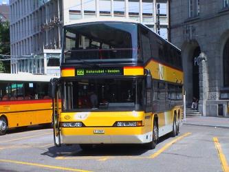 Swiss PostAuto Bus Swiss PostAuto Bus