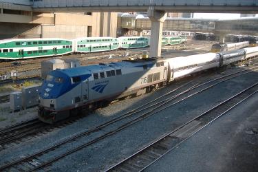 Departing Toronto Station Departing Toronto Station