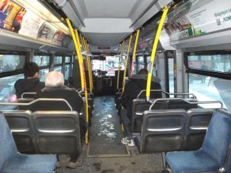 Bus interior Bus interior