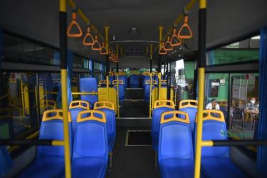 Bus interior Bus interior