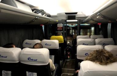 Bus interior Bus interior