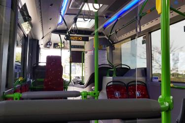 Bus interior Bus interior
