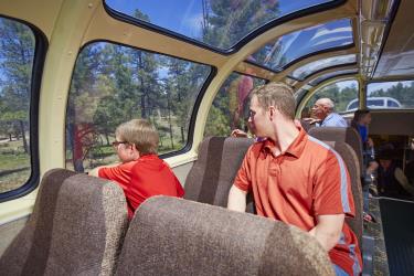 Observation Dome car interior Observation Dome car interior