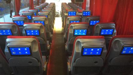 Bus interior Bus interior