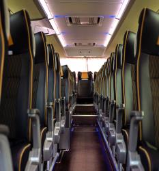 Bus interior Bus interior