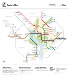 Washington Metro Map Washington Metro Map