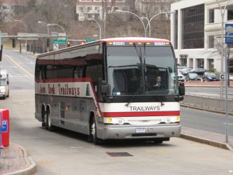 Trailways New York Bus exterior Trailways New York Bus exterior