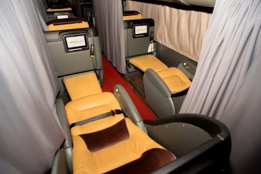 Bus interior - super cama service Bus interior - super cama service