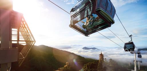 Gondola with clear view Gondola with clear view