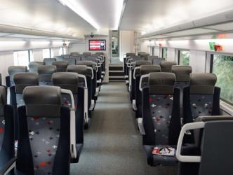 Stadler train interior (II Class) Stadler train interior (II Class)