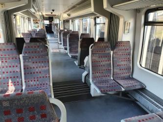 Train interior Train interior