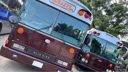 Bus exterior Bus exterior