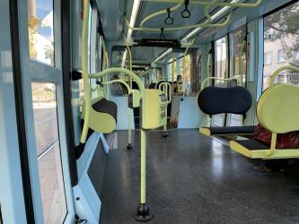 Tram interior Tram interior