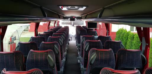 Inside of the bus