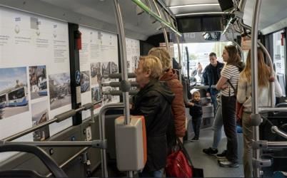 Bus interior