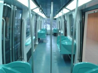Train interior