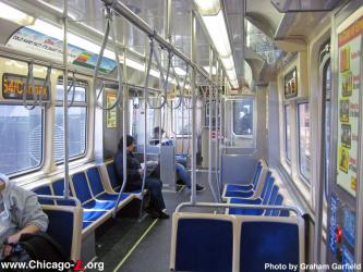 Interior of Chicago 'L'