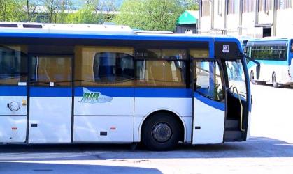 Bus side view
