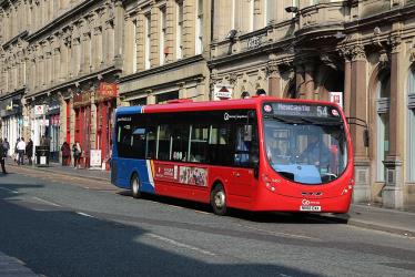 Bus with the current corporate livery