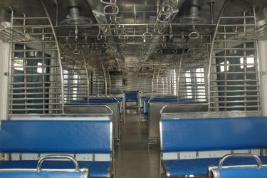 Train interior