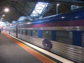 The Overland at Southern Cross Station