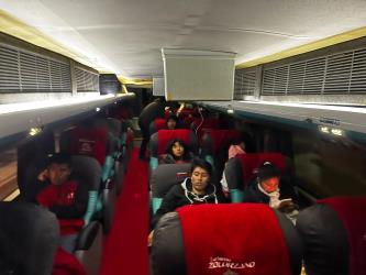 Bus exterior and interior