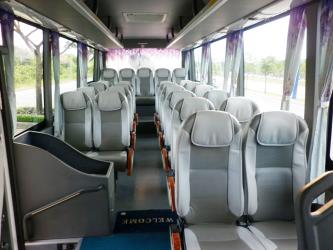Bus interior
