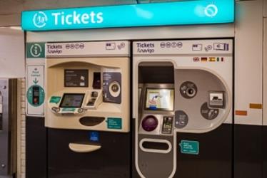 Automatic Ticket Machine Navigo Easy & T+ Ticket