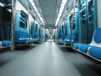 Train interior