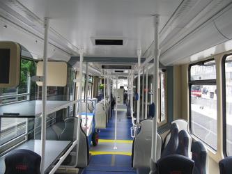 Tram interior