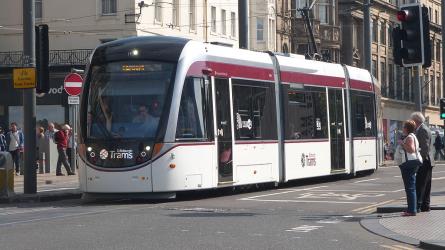 Low-floor Edinburgh Tram