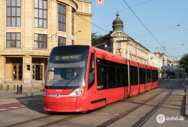Tram exterior