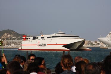 Exterior of Acciona Fast ferry