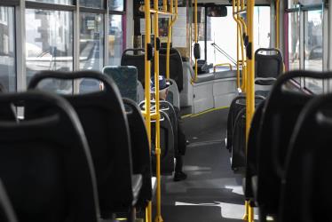Urban bus interior