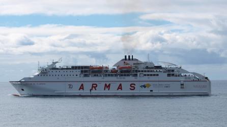 Naviera Armas ferry exterior