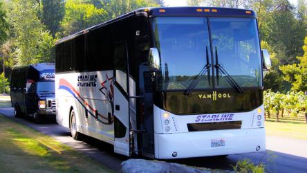 Mid-size coach exterior