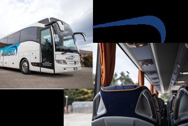 Bus side and interior