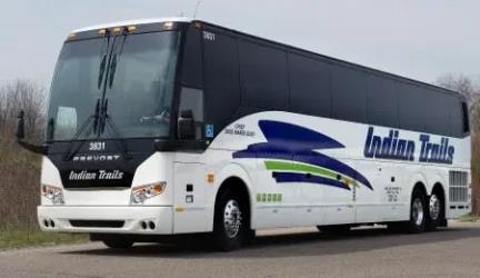 Indian Trails Bus Exterior