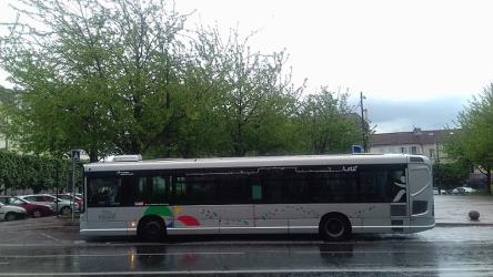 Bus side view