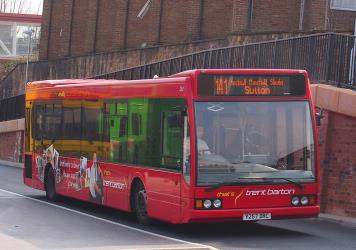 Trent Barton Red Bus