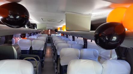 Bus interior