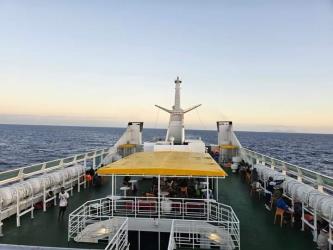 Ferry deck