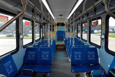 Bus interior