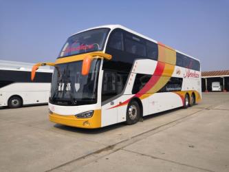 Bus front and side views