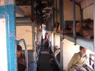 Example of Indian train interior