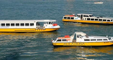 Alilaguna shuttle boats