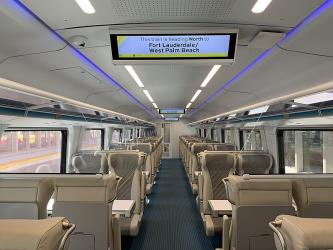 Train interior cabin