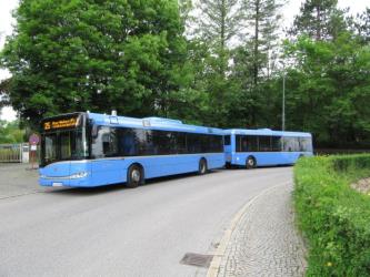 Solaris Urbino 12 with trailer (bus train)
